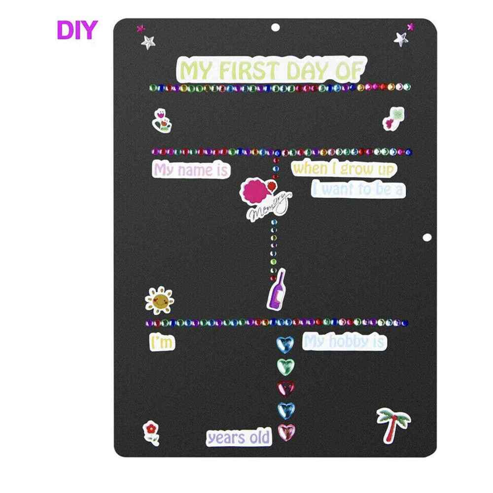 Chalkboard Double Sided for Kids DIY Crafts Schools 12 x8 - Picture 5 of 7